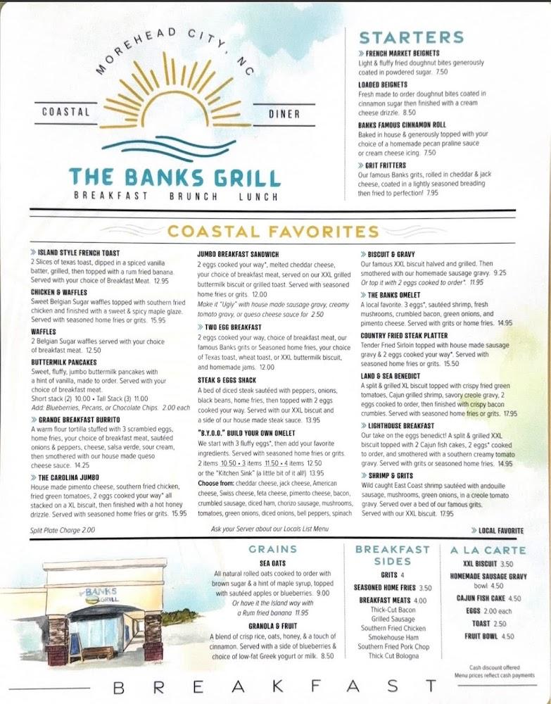 The Banks Grill Menu image 1